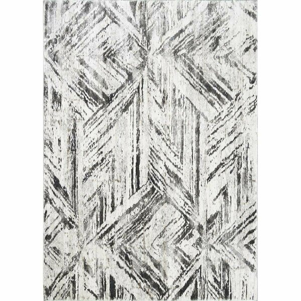 Sleep Ez 5 ft. 3 in. x 7 ft. 3 in. Rhapsody Prism Area Rug - Ivory SL3078751